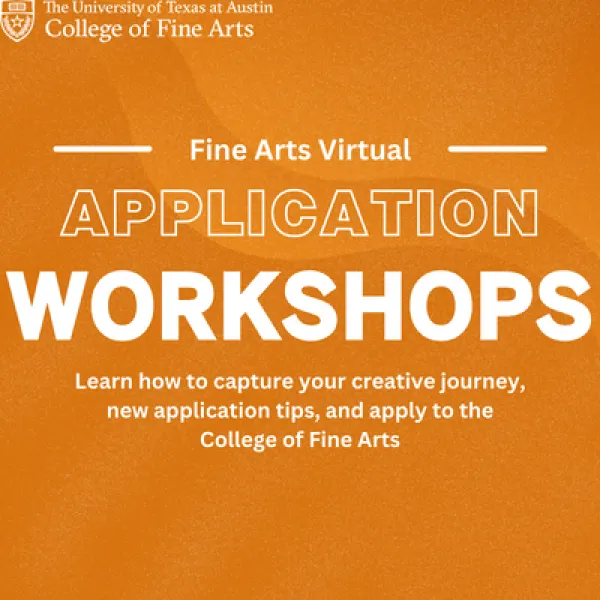 Fine Arts Virtual Application Workshops