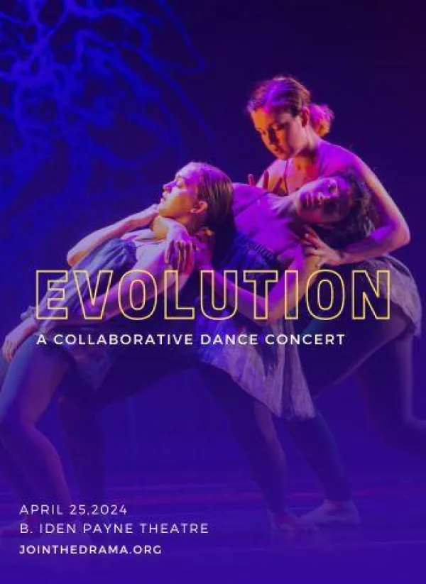 Purple evolution graphic
