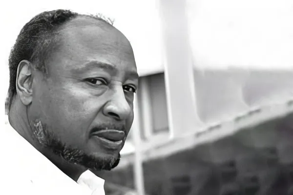 A black and white headshot of composer Robert Owens.