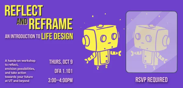 Reflect and Reframe Introduction to Life Design workshop