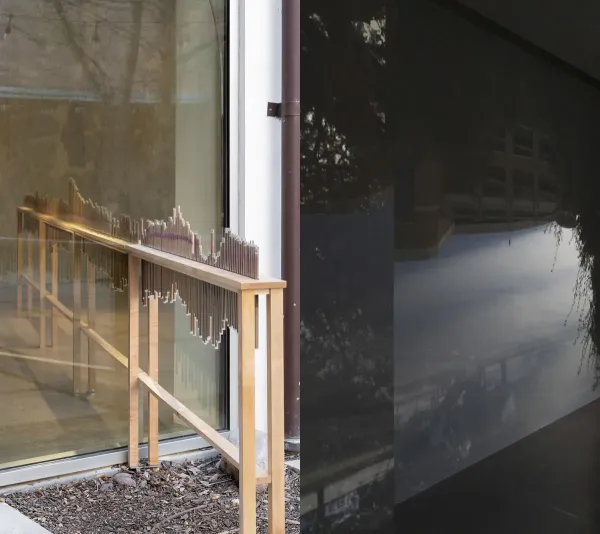 composite image of works by Abby Flanagan and Francesca Lally