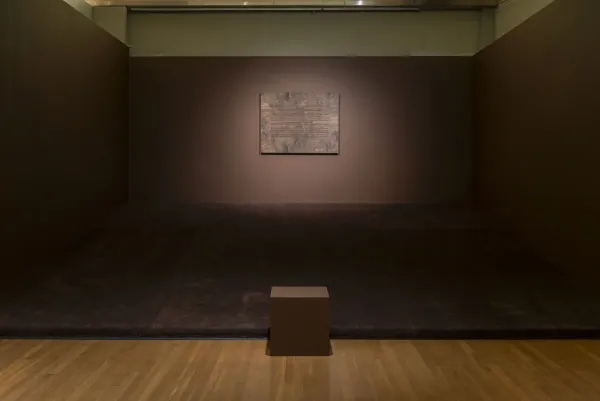 view of installation by Zalika Azim