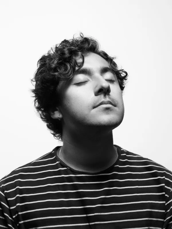 black and white headshot of elijah delgado