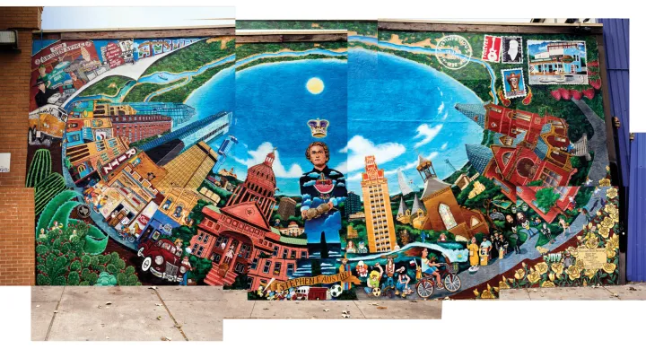 Three Studio Art alumni created one of the Drags favorite murals  50 years later, theyre still updating it