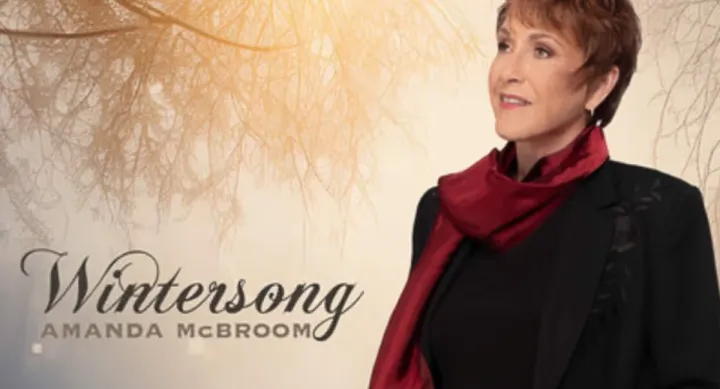 Detail of Amanda McBroom's album cover for "Wintersong"
