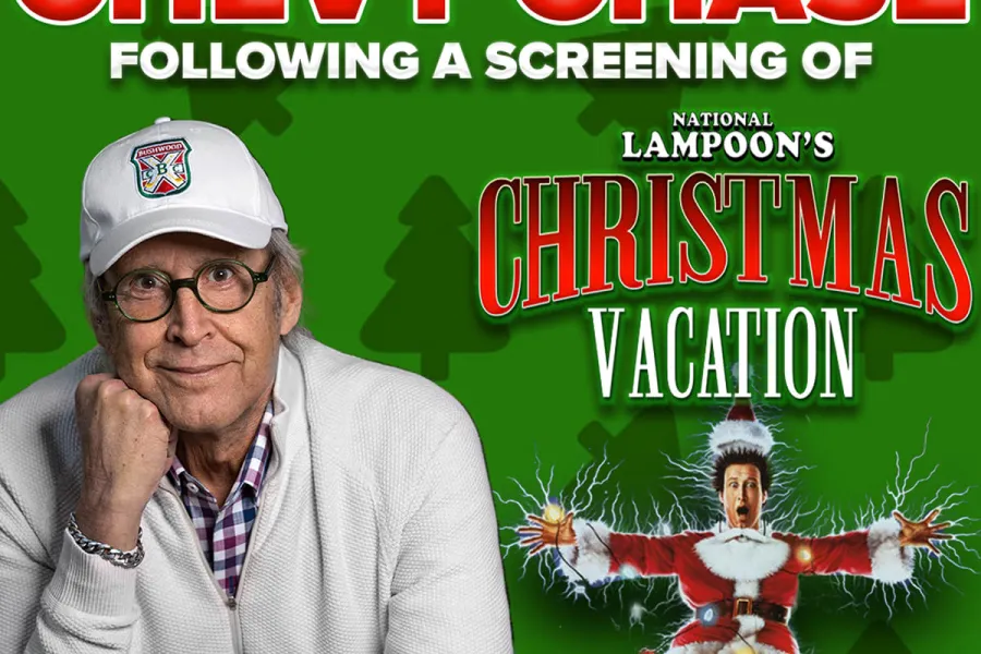 A Live Conversation with Chevy Chase following a screening of National Lampoon’s Christmas Vacation