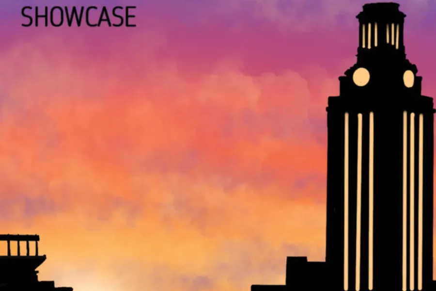 Graphic for the M.F.A. in Theatre UT Live Design and Production Showcase