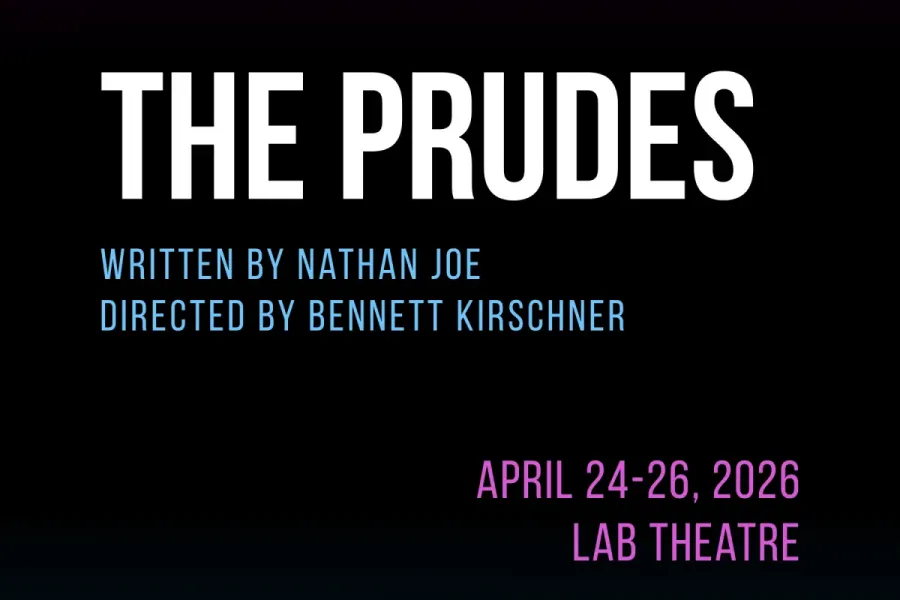 Graphic for the studio series production of THE PRUDES