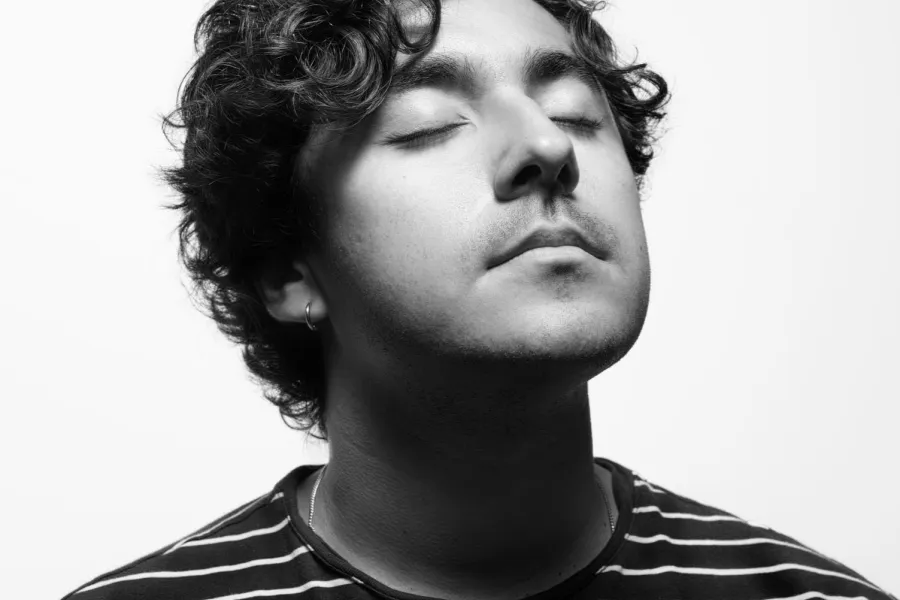 black and white headshot of elijah delgado