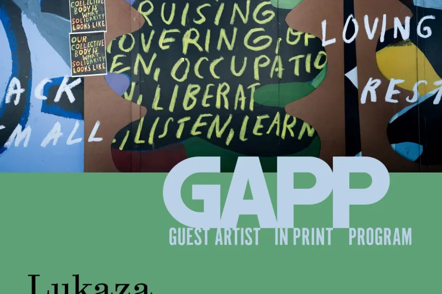 Lukaza Branfman-Verissimo will be a visiting lecturer for the Department of Art and Art History's Guest Artist in Print Program.